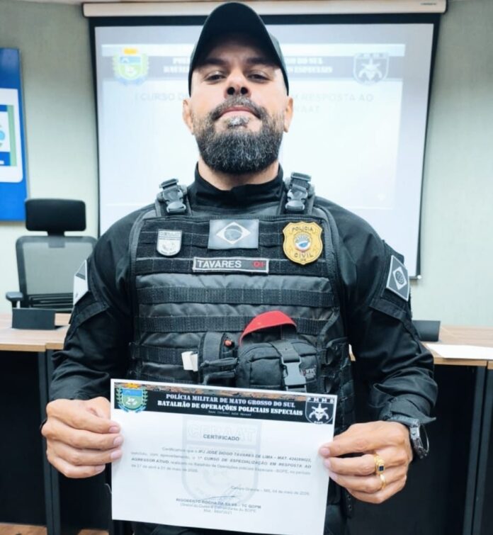 Policial Civil do Mato Grosso do Sul conclui curso inédito de resposta a agressor ativo promovido pelo BOPE da PMMS