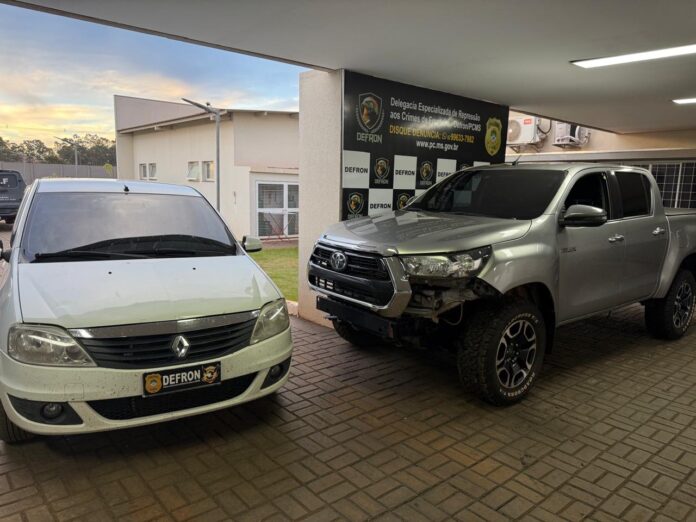 Polícia Civil recupera caminhonete furtada no Paraná e prende dois homens em Dourados