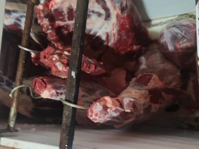 Fiscalização apreende mais de 750 quilos de carne imprópria para consumo em MS