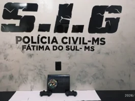 PS3 furtado é recuperado pela Polícia Civil durante operação em Fátima do Sul PS3 furtado é recuperado pela Polícia Civil durante operação em Fátima do Sul